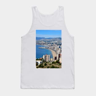 Benidorm Skyline Cityscape Costa Blanca Spain Tank Top